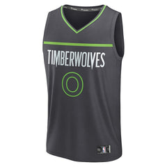 Charcoal Donte DiVincenzo Minnesota Timberwolves Fast Break Replica Player Jersey | NBA