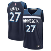 Navy Rudy Gobert Minnesota Timberwolves Fast Break Replica Player Jersey | NBA