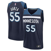 Navy Luka Garza Minnesota Timberwolves Fast Break Replica Player Jersey | NBA