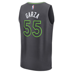Charcoal Luka Garza Minnesota Timberwolves Fast Break Replica Player Jersey | NBA