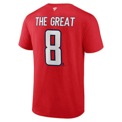 Alexander Ovechkin Washington Capitals NHL All-Time Leading Goal Scorer Name & Number T-Shirt - NHL T-shirts