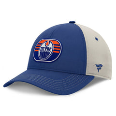 Edmonton Oilers Fanatics 2025 Stanley Cup Playoffs Locker Room Trucker Adjustable Hat - NHL Hats