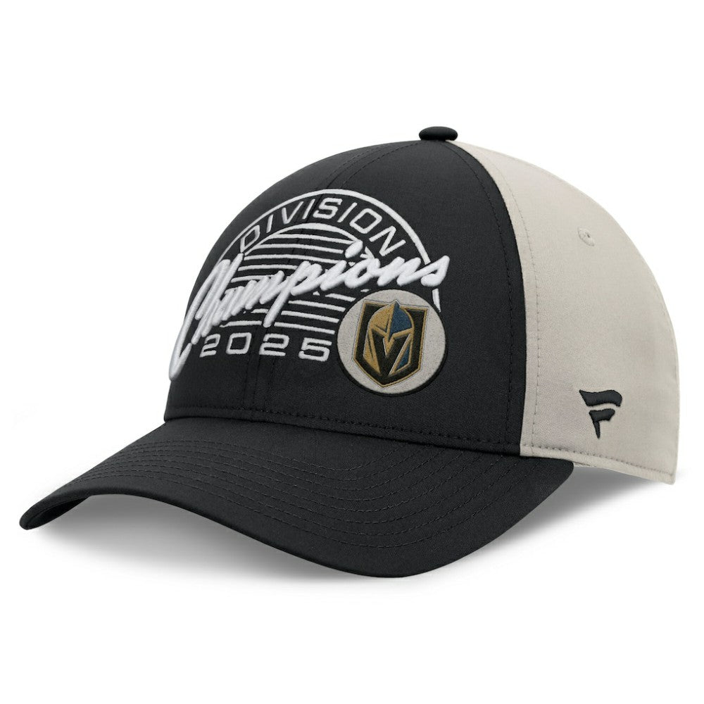 Vegas Golden Knights Fanatics 2025 Pacific Division Champions Locker Room Adjustable Hat - NHL Hats