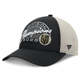 Vegas Golden Knights Fanatics 2025 Pacific Division Champions Locker Room Adjustable Hat - NHL Hats