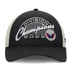 Washington Capitals Fanatics 2025 Metropolitan Division Champions Locker Room Adjustable Hat - NHL Hats