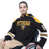 Pittsburgh Penguins G-III Sports by Carl Banks Adaptive Wear Lord Stanley Hooded Long Sleeve Sweatshirt - NHL Sweatshirts