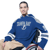 Tampa Bay Lightning G-III Sports by Carl Banks Adaptive Wear Lord Stanley Hooded Long Sleeve Sweatshirt - NHL Sweatshirts