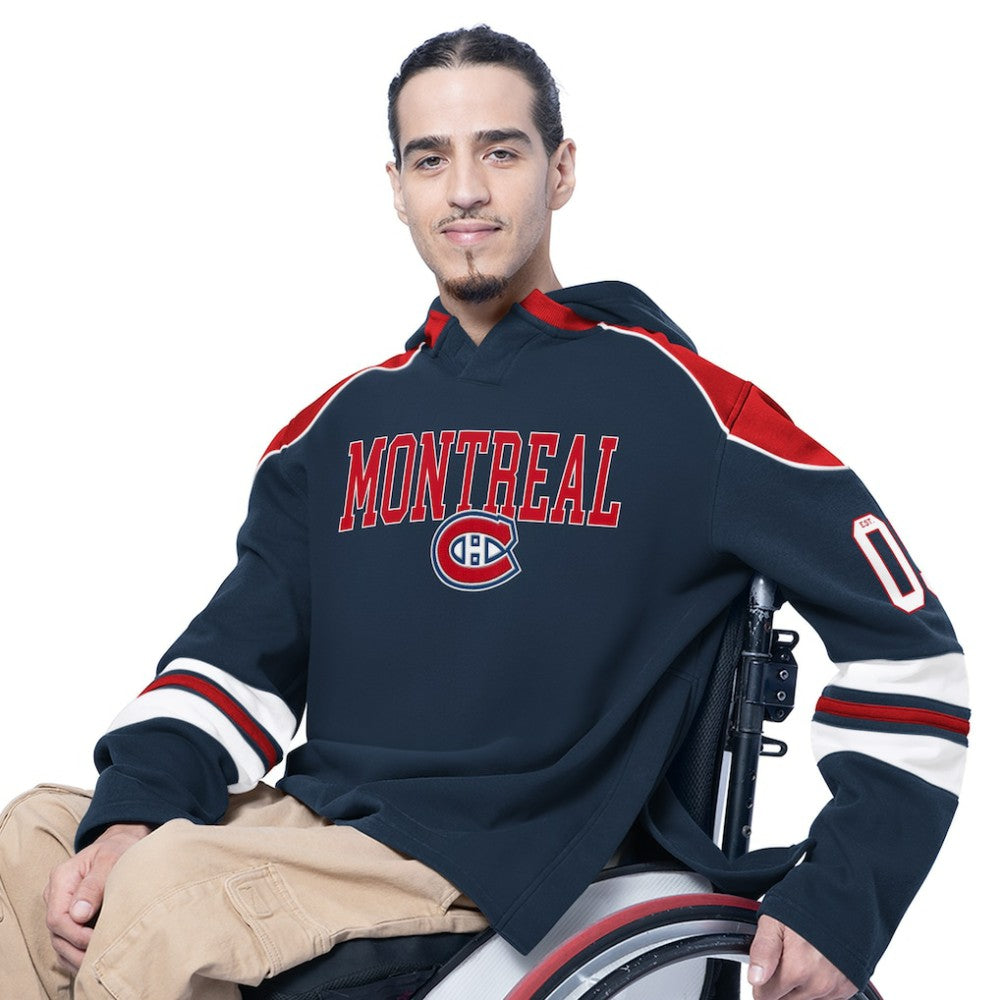 Montreal Canadiens G-III Sports by Carl Banks Adaptive Wear Lord Stanley Hooded Long Sleeve Sweatshirt - NHL Sweatshirts