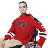 New Jersey Devils G-III Sports by Carl Banks Adaptive Wear Lord Stanley Hooded Long Sleeve Sweatshirt - NHL Sweatshirts