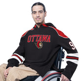 Ottawa Senators G-III Sports by Carl Banks Adaptive Wear Lord Stanley Hooded Long Sleeve Sweatshirt - NHL Sweatshirts