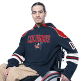 Columbus Blue Jackets G-III Sports by Carl Banks Adaptive Wear Lord Stanley Hooded Long Sleeve Sweatshirt - NHL Sweatshirts