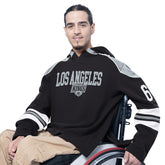 Los Angeles Kings G-III Sports by Carl Banks Adaptive Wear Lord Stanley Hooded Long Sleeve Sweatshirt - NHL Sweatshirts