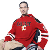 Calgary Flames G-III Sports by Carl Banks Adaptive Wear Lord Stanley Hooded Long Sleeve Sweatshirt - NHL Sweatshirts