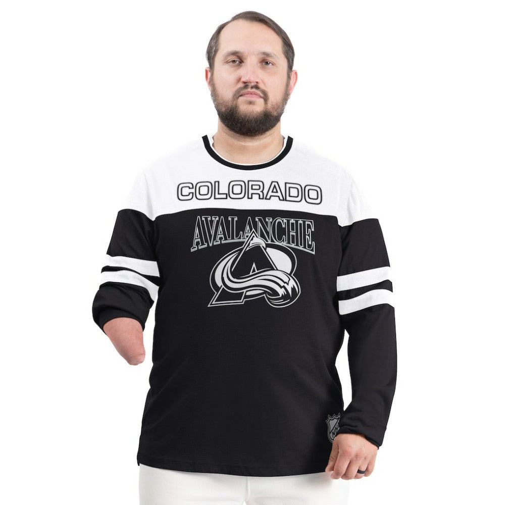 Colorado Avalanche G-III Sports by Carl Banks Adaptive Wear Outlast Durene Long-Sleeve T-Shirt - NHL T-shirts