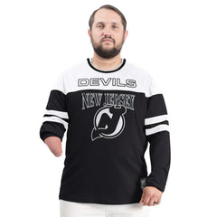 New Jersey Devils G-III Sports by Carl Banks Adaptive Wear Outlast Durene Long-Sleeve T-Shirt - NHL T-shirts