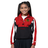 Chicago Blackhawks Starter Girls Key Player Half Zip Jacket - NHL Jackets
