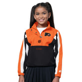 Philadelphia Flyers Starter Girls Key Player Half Zip Jacket - NHL Jackets