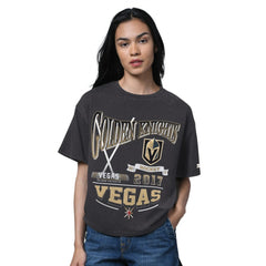 Vegas Golden Knights Starter Women's Oversized Hall of Fame T-Shirt - NHL T-shirts