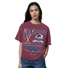 Colorado Avalanche Starter Women's Oversized Hall of Fame T-Shirt - NHL T-shirts