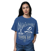 Tampa Bay Lightning Starter Women's Oversized Hall of Fame T-Shirt - NHL T-shirts