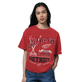 Detroit Red Wings Starter Women's Oversized Hall of Fame T-Shirt - NHL T-shirts