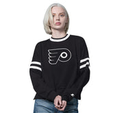Philadelphia Flyers Starter Women's Rally Fleece Cropped Sweatshirt - NHL Sweatshirts