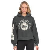 Utah Mammoth Starter Women's Star Player Cropped Fleece Hoodie - NHL Hoodies