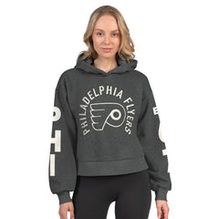 Philadelphia Flyers Starter Women's Star Player Cropped Fleece Hoodie - NHL Hoodies