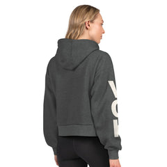 Vegas Golden Knights Starter Women's Star Player Cropped Fleece Hoodie - NHL Hoodies