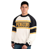Pittsburgh Penguins Starter Male Adult Defense Fleece Crewneck Sweatshirt - NHL Sweatshirts