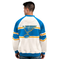 St. Louis Blues Starter Male Adult Defense Fleece Crewneck Sweatshirt - NHL Sweatshirts
