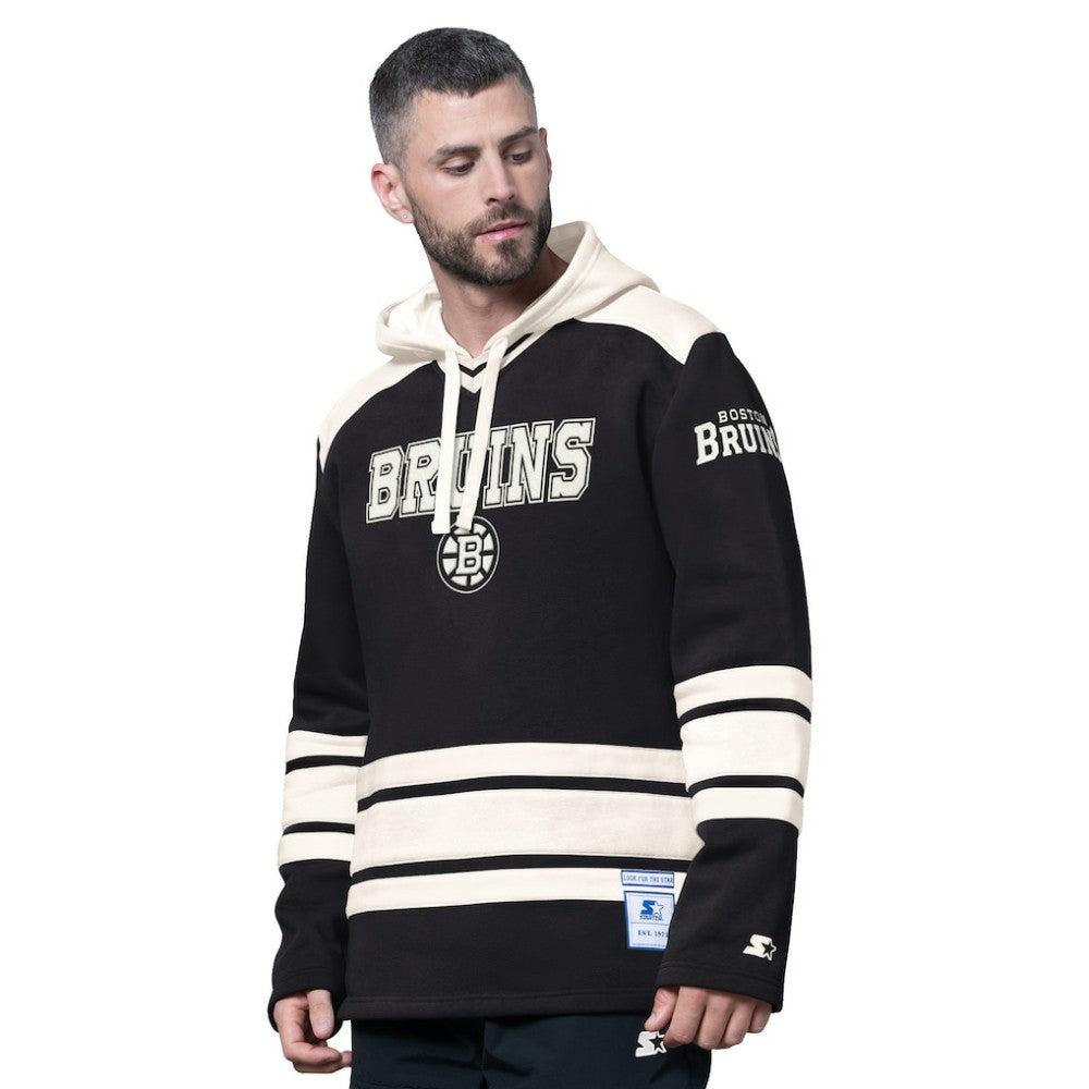 Boston Bruins Starter Slapshot Fashion Hoodie - NHL Hoodies