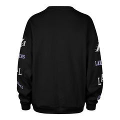Black Los Angeles Lakers '47 Women's 2025/26 City Edition Go Big Oversized Sweatshirt | NBA