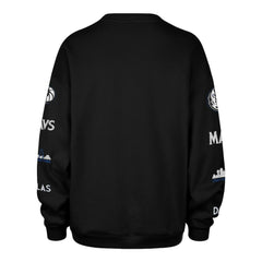 Black Dallas Mavericks '47 Women's 2025/26 City Edition Go Big Oversized Sweatshirt sale | NBA