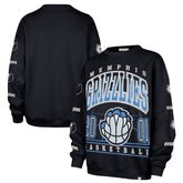 Navy Memphis Grizzlies '47 Women's 2025/26 City Edition Go Big Oversized Sweatshirt | NBA