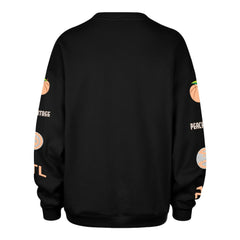 Black Atlanta Hawks '47 Women's 2025/26 City Edition Go Big Oversized Sweatshirt | NBA