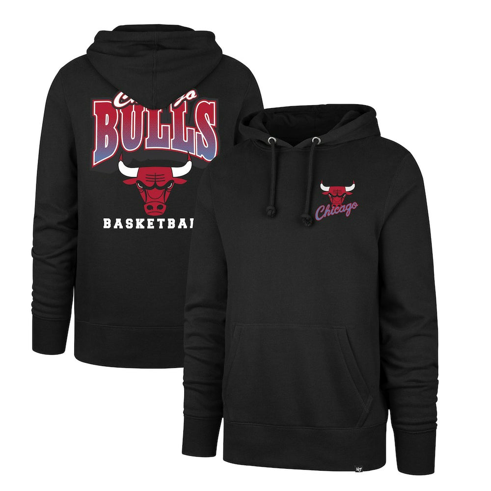 Black Chicago Bulls '47 2025/26 City Edition Jab Step Headline Hoodie | NBA