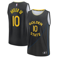 Black Jimmy Butler III Golden State Warriors Fast Break Replica Player Jersey sale | NBA