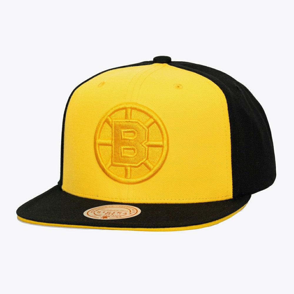 Boston Bruins Mitchell & Ness Color Pop Snapback Hat - NHL Hats