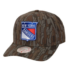 New York Rangers Mitchell & Ness Hidden Camo Pro Crown Adjustable Hat - NHL Hats