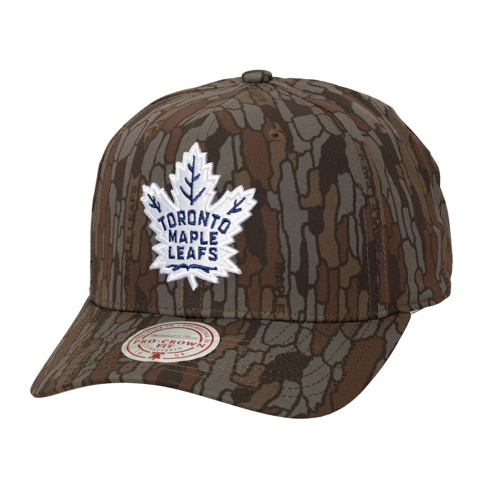 Toronto Maple Leafs Mitchell & Ness Hidden Camo Pro Crown Adjustable Hat - NHL Hats