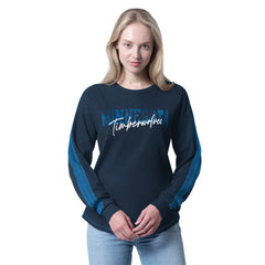 Navy Minnesota Timberwolves G-III 4Her by Carl Banks Women's Advantage Tri-Blend Long Sleeve T-Shirt | NBA