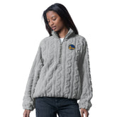 Gray Golden State Warriors G-III 4Her by Carl Banks Women's Champ Half-Zip Pullover sale | NBA