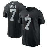Las Vegas Raiders Geno Smith Name & Number T-Shirt | NFL Sale