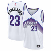 White Lauri Markkanen Utah Jazz Youth Fast Break Replica Jersey | NBA