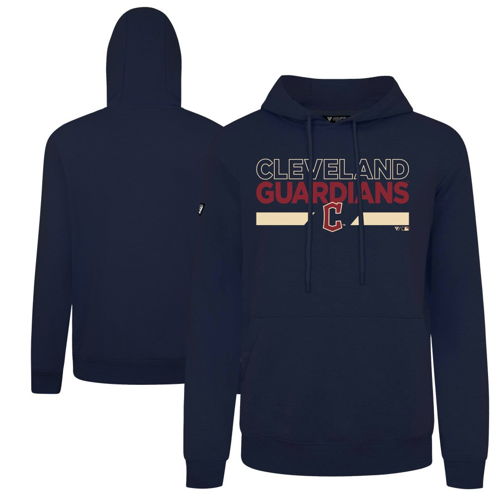 Cleveland Guardians Levelwear City Connect Podium No Hitter Pullover Hoodie - MLB Hoodies