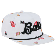 White Chicago Bulls Team Cheer Rope 19TWENTY Adjustable Hat | NBA