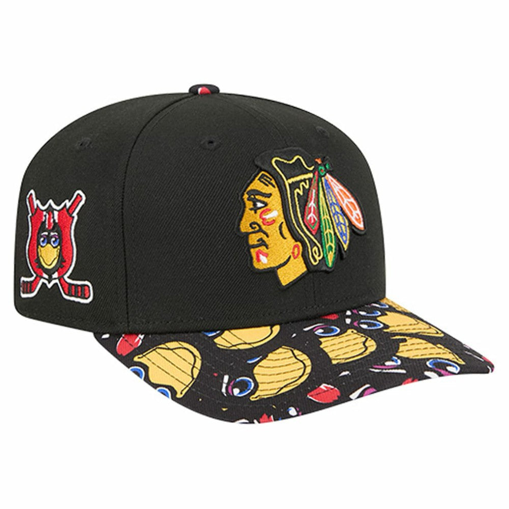Chicago Blackhawks New Era Mascot Visor 9SEVENTY Adjustable Hat - NHL Hats