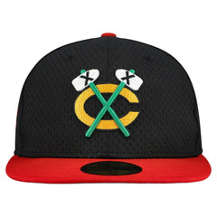Chicago Blackhawks New Era Mesh Crown Two-Tone 59FIFTY Fitted Hat - NHL Hats