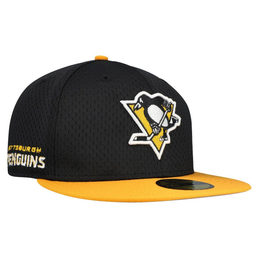 Pittsburgh Penguins New Era Mesh Crown Two-Tone 59FIFTY Fitted Hat - NHL Hats